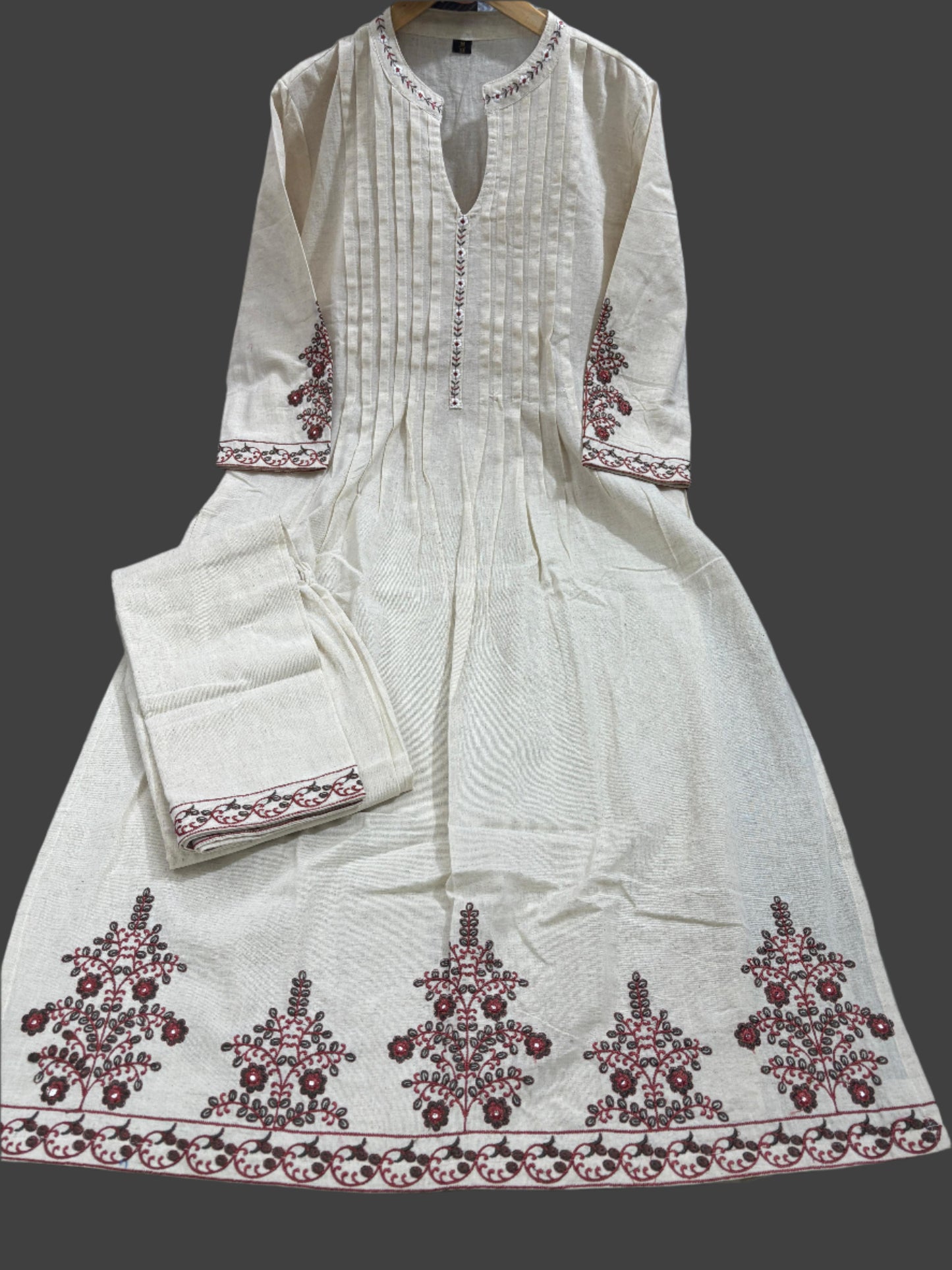 DrapeLine Cotton Kurti Set