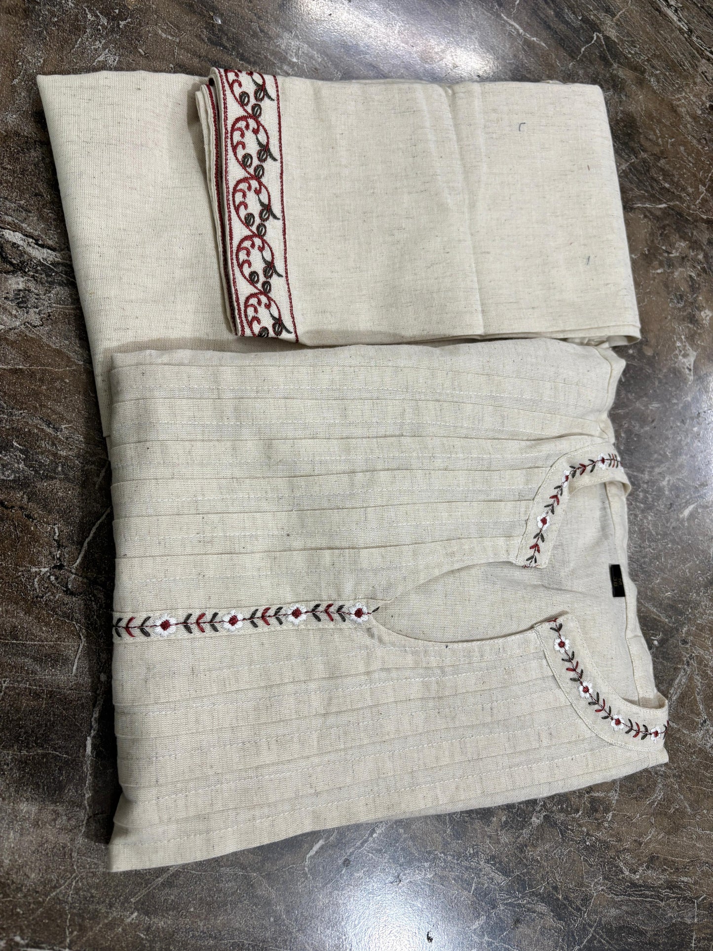 DrapeLine Cotton Kurti Set