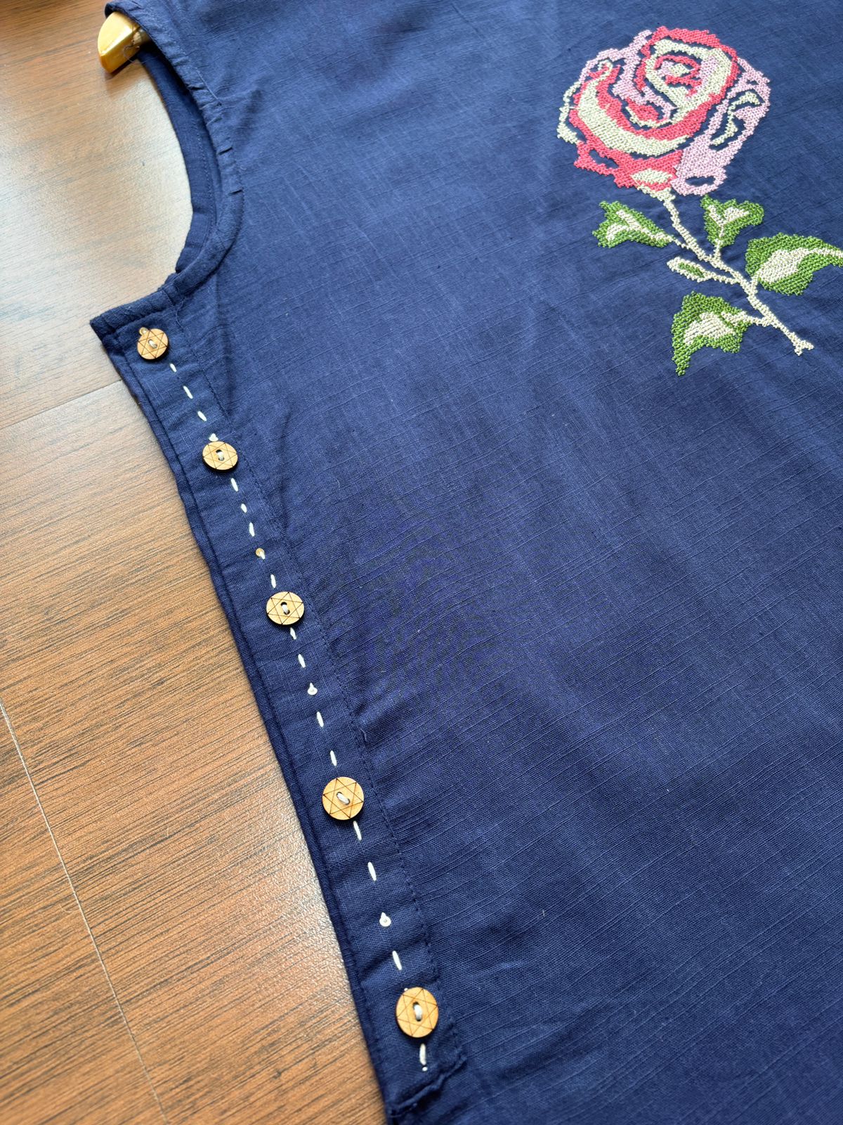 Rose-Cotton Coord Set