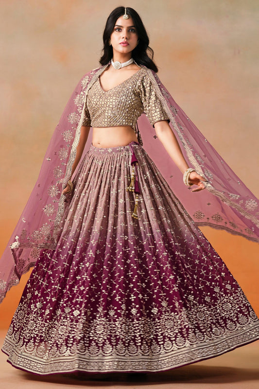 Meher Melody Georgette Lehenga