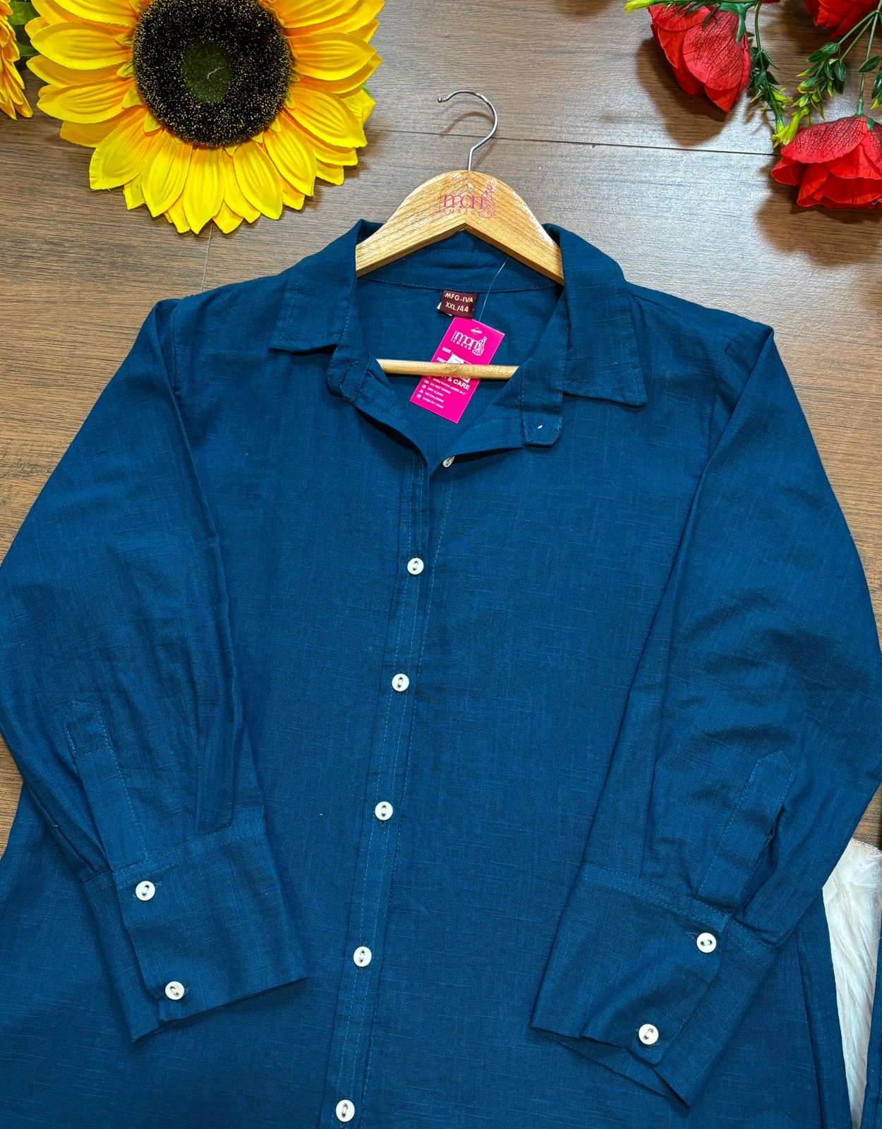 Retro Riser - Cotton Coord Set[ Top , Shirt , Pant]