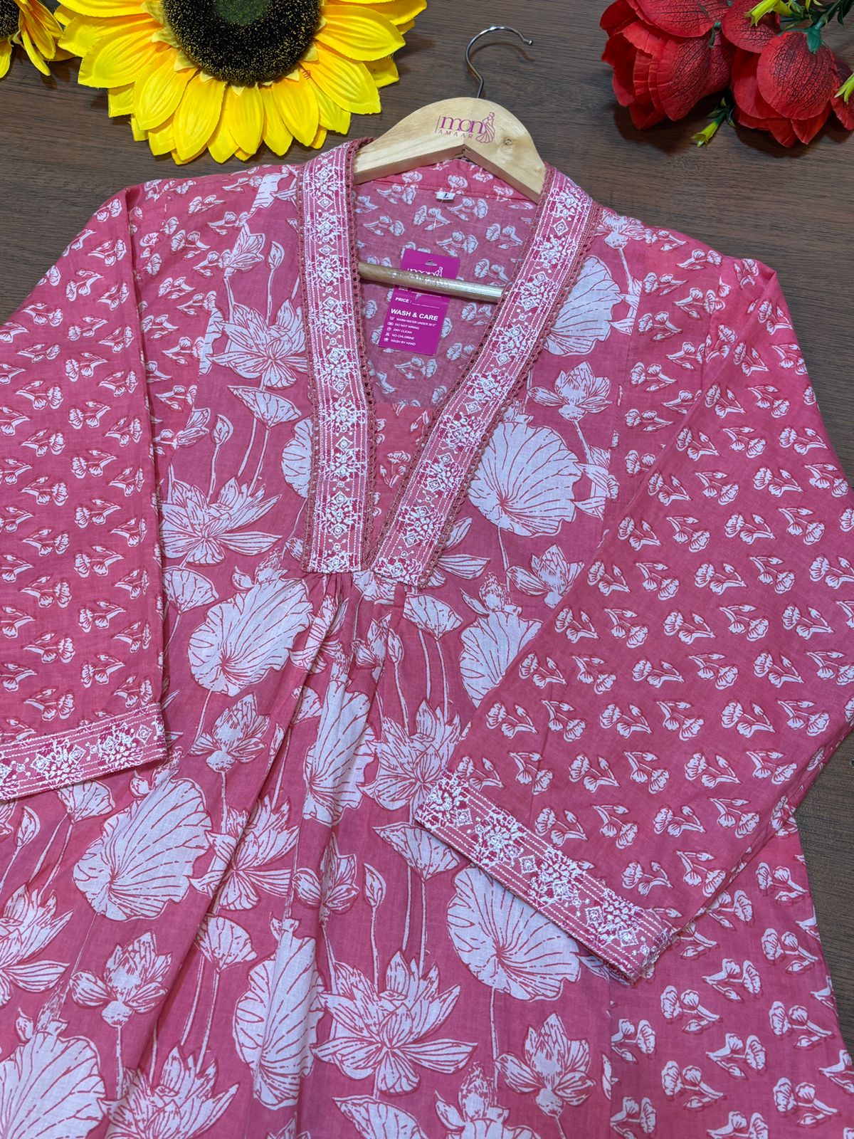 Pink Obsession - Cotton Kurti Set