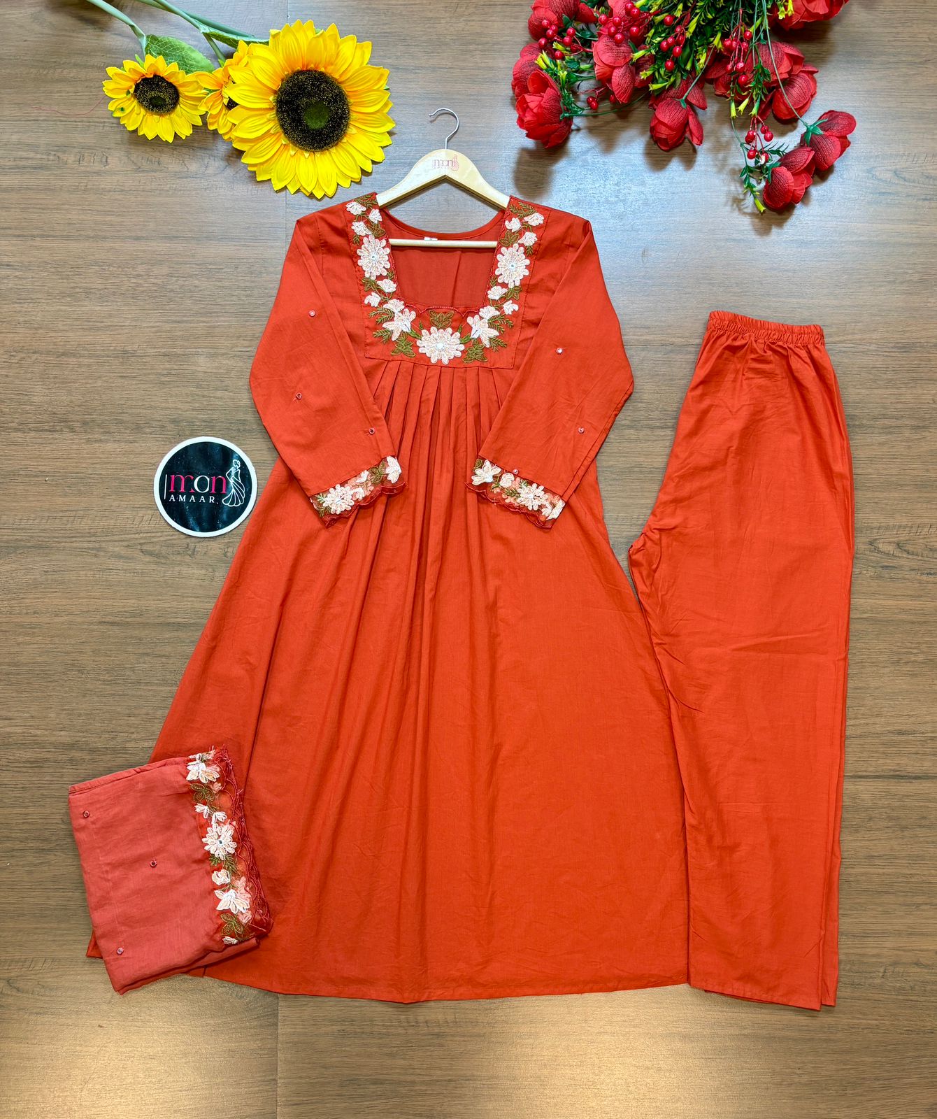 Gulzaar -Cotton Kurti Set