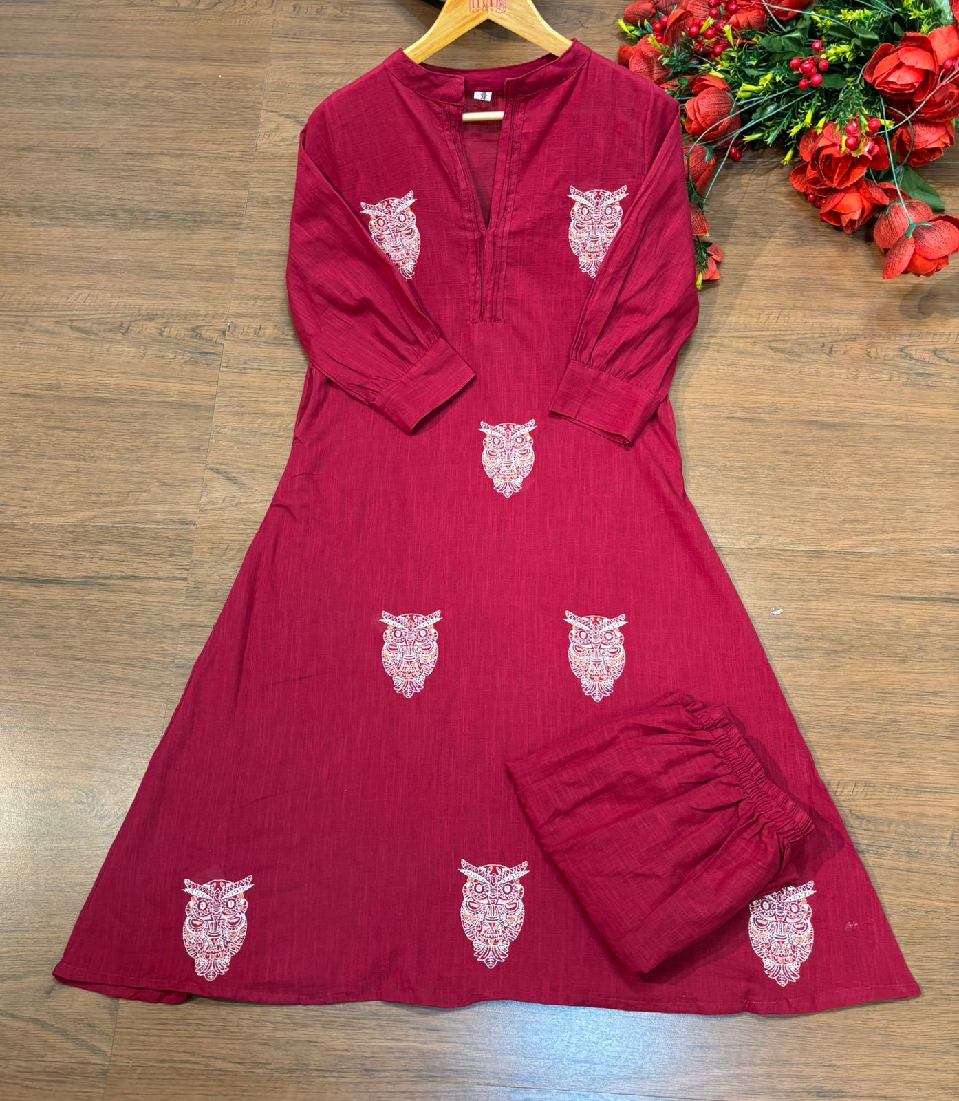 The Owl Cotton Coord Set