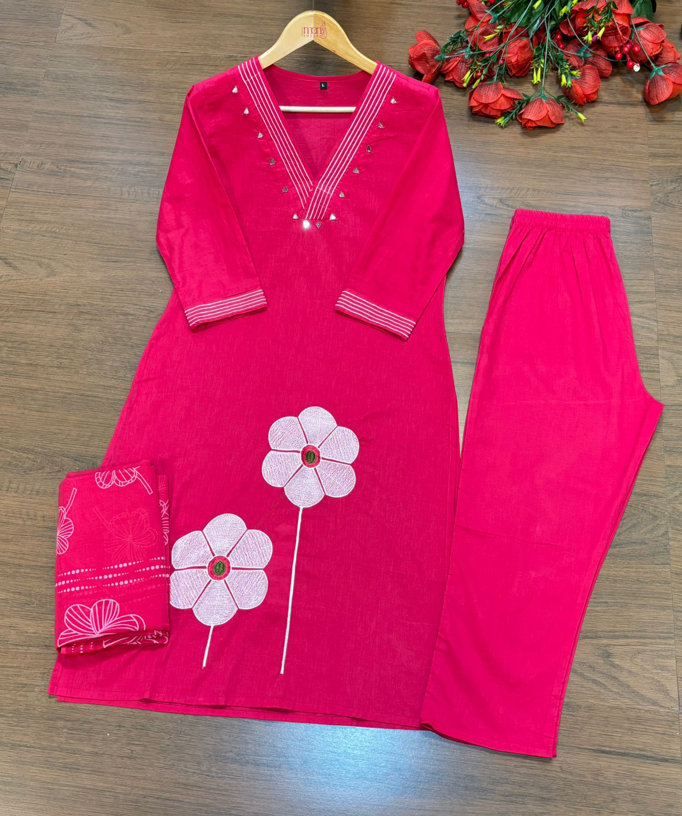 Stunning style Cotton Kurti Set