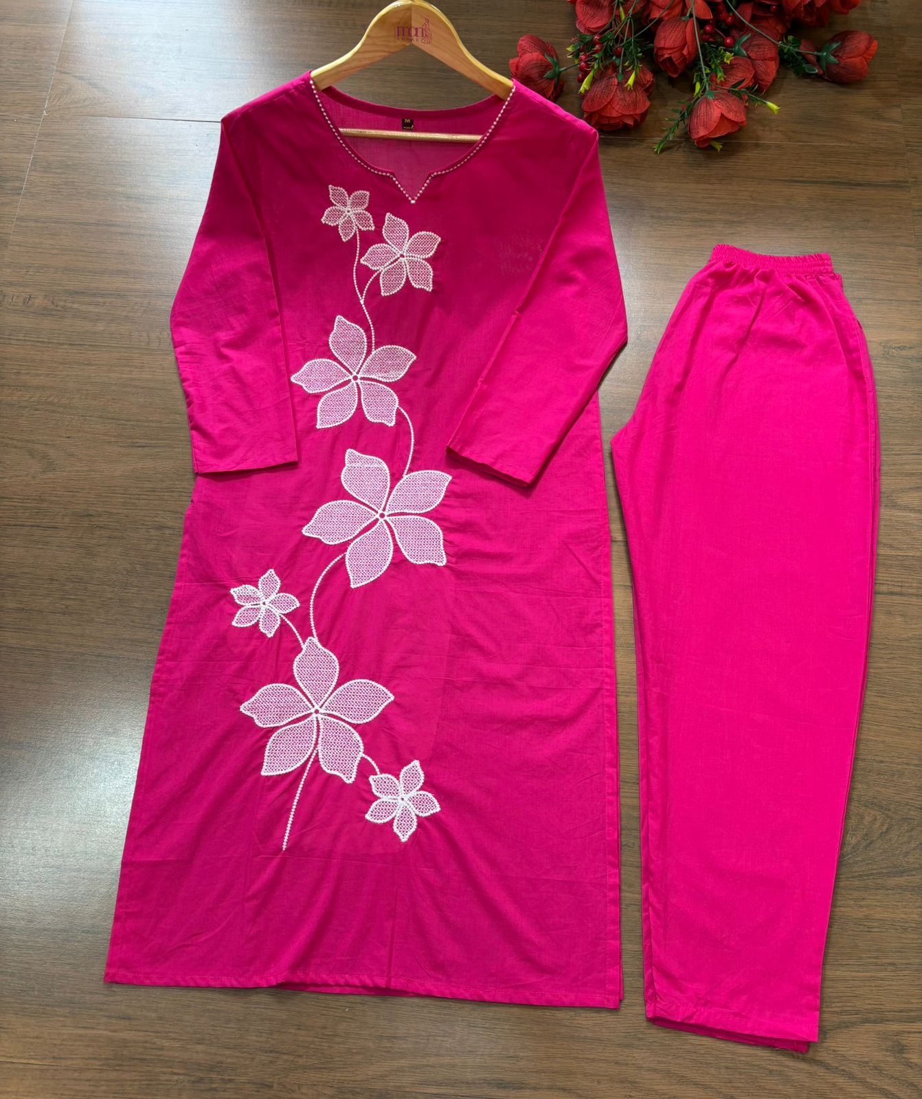 Beauty Of Flowers- Cotton Coord Set