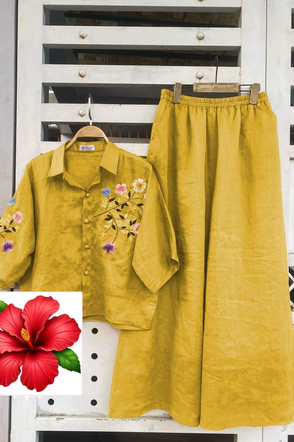 Aurora Glow Cotton Coord Set