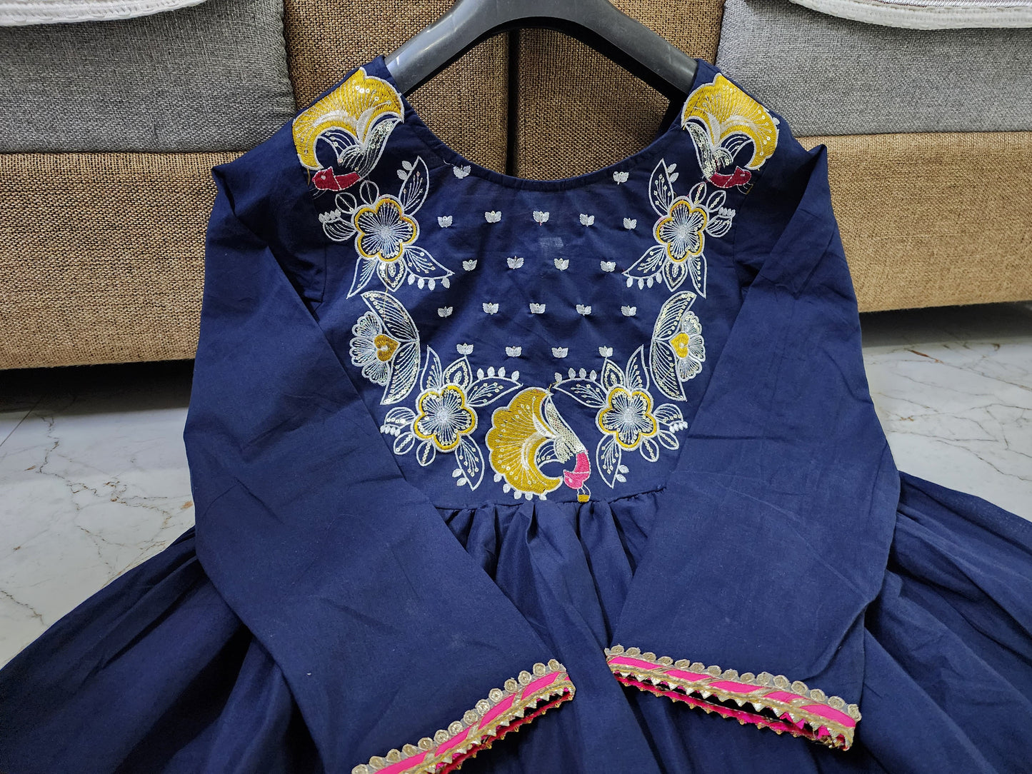 Creating Art Cotton Kurti Set