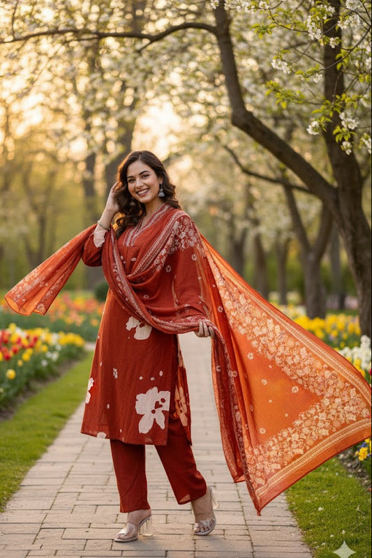 Single Aura Cotton Kurti Set