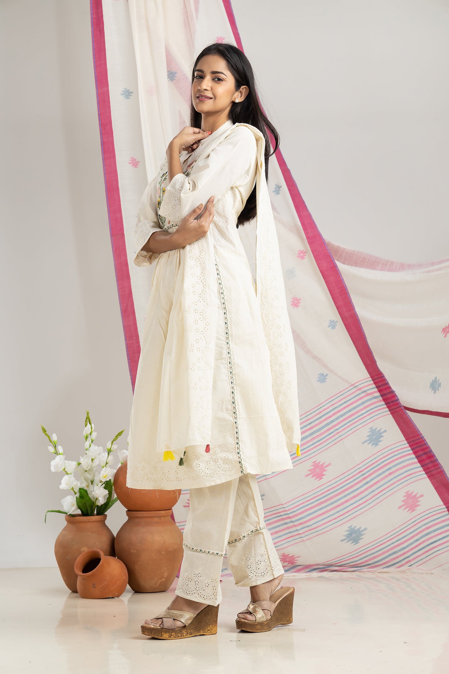 Cotton Kurti Set