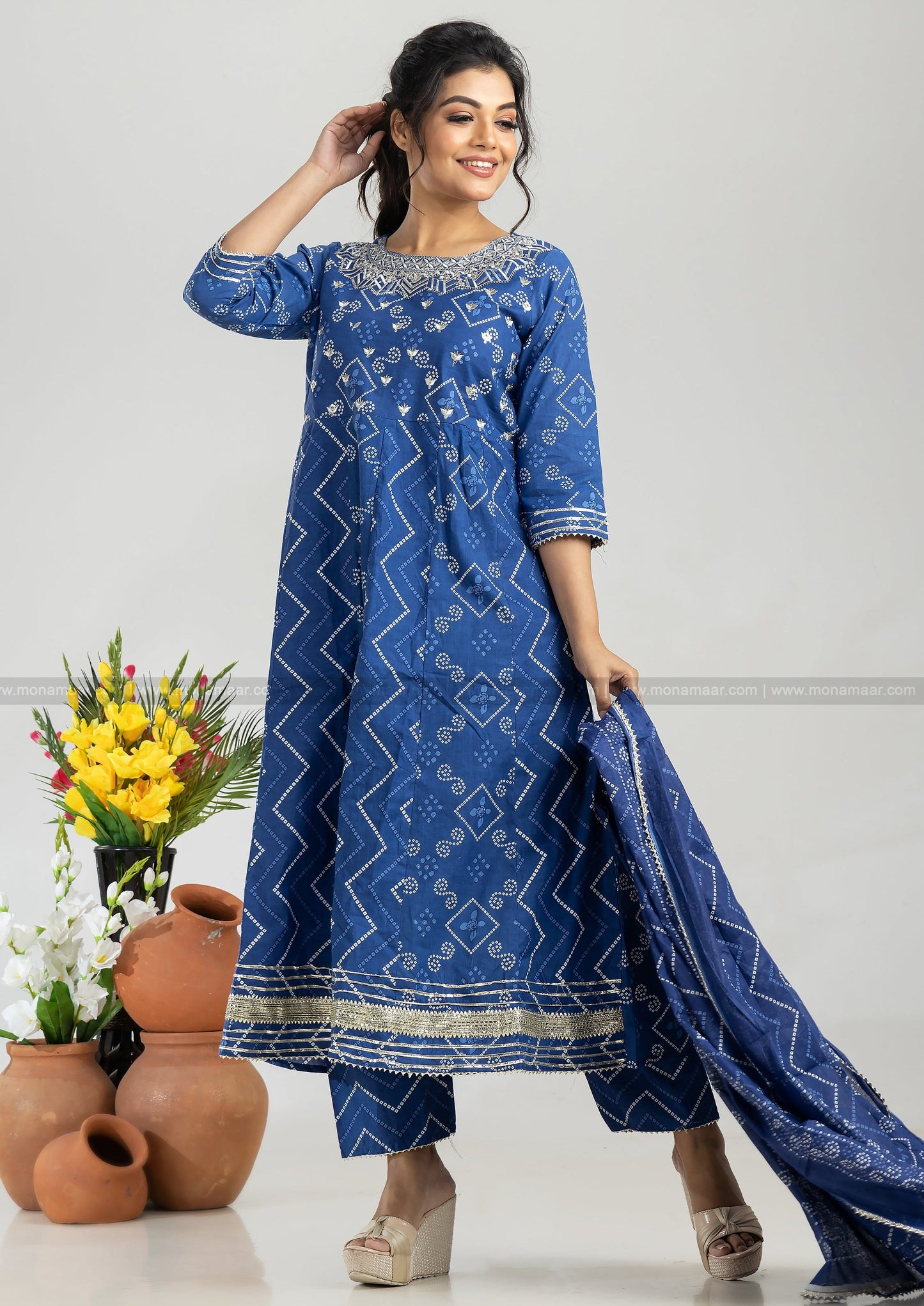 Kurti Pant Dupatta Set