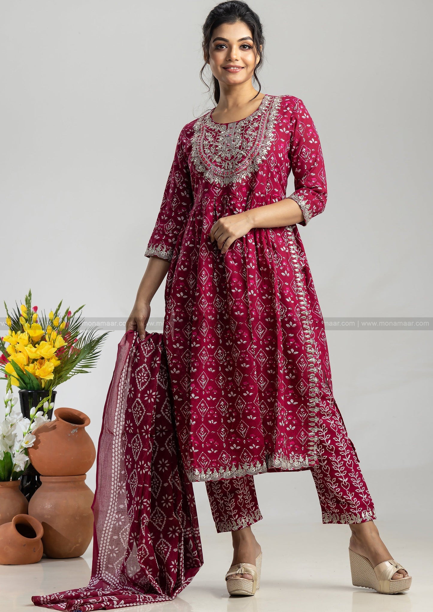 Jaipur Kurta Pant Dupatta Set