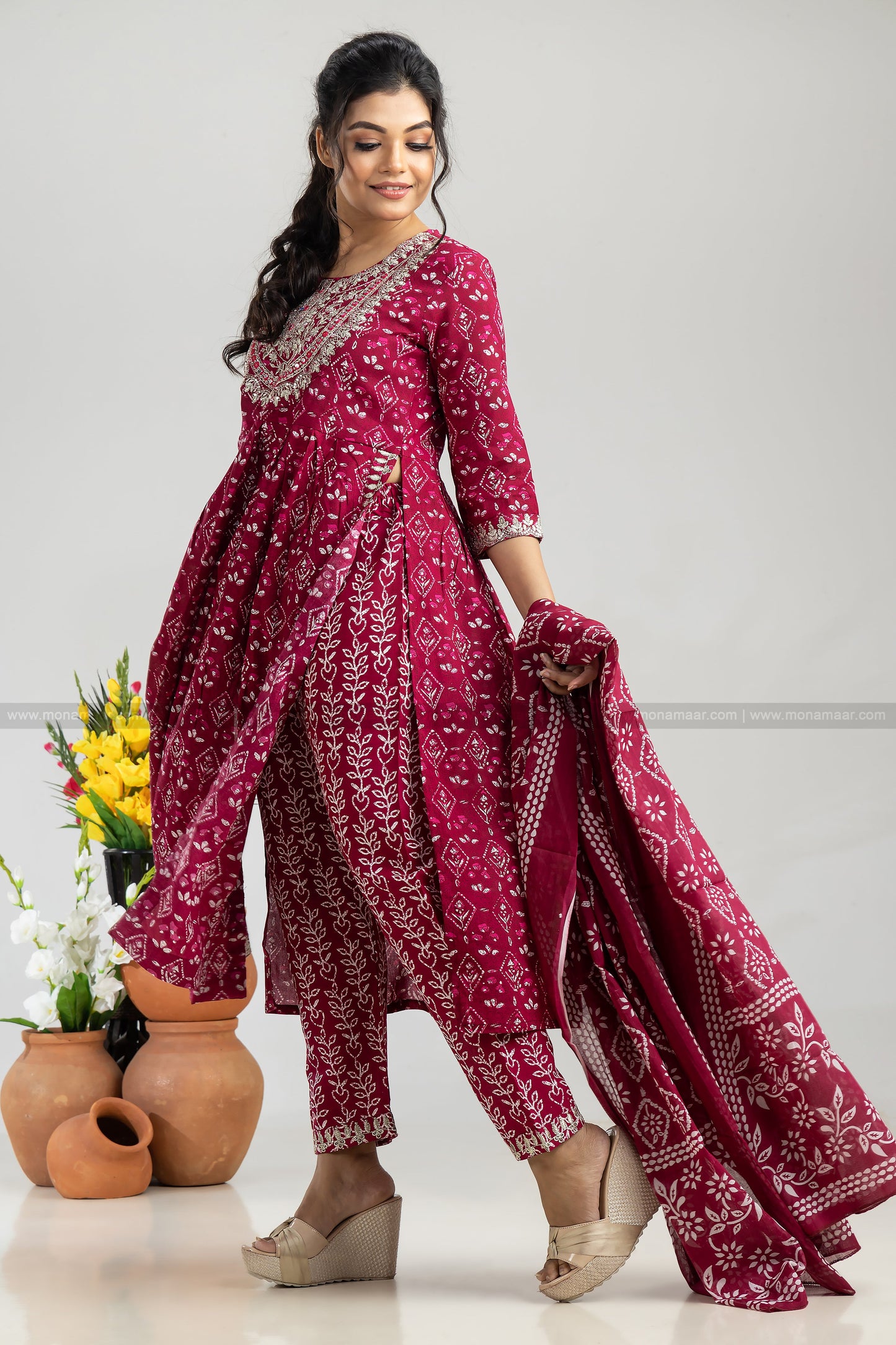 Jaipur Kurta Pant Dupatta Set