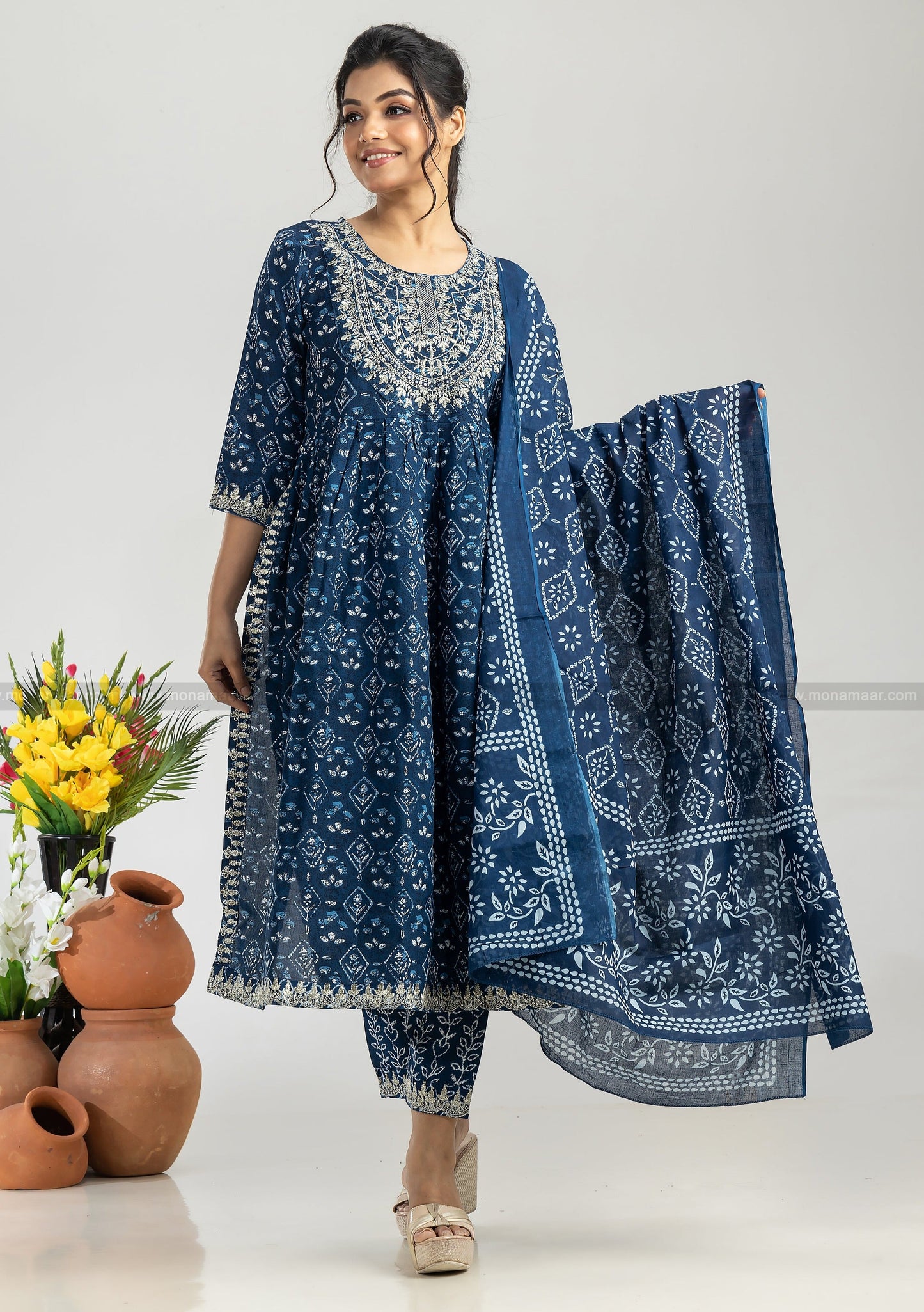 Jaipur Kurta Pant Dupatta Set