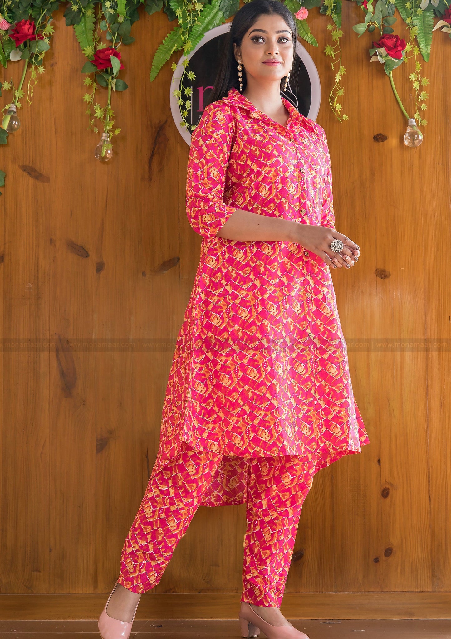 Smartness Overloaded(Pinkish Wish) Co-Ord Set