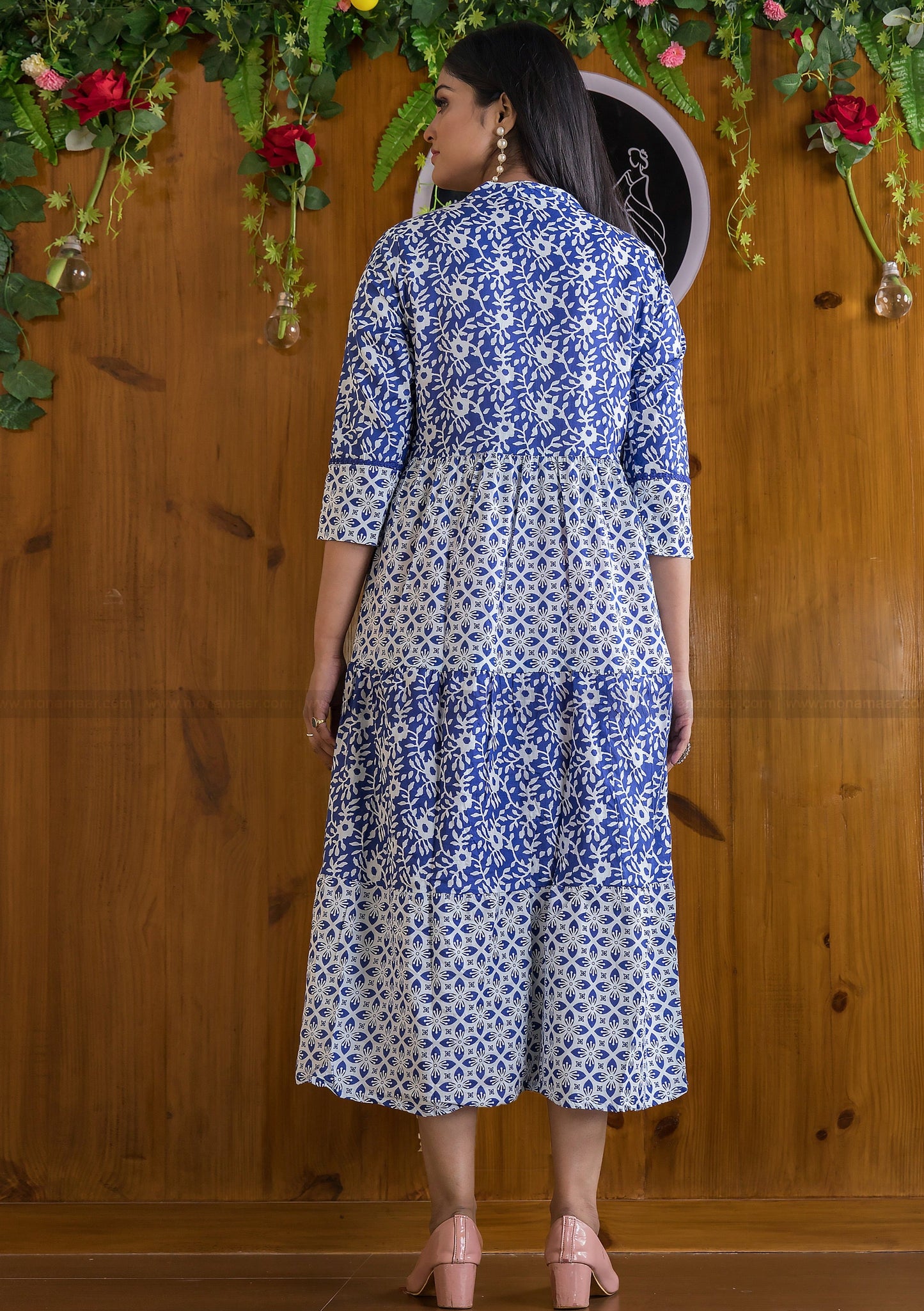 Daily Gaily Cotton Indigo Dress