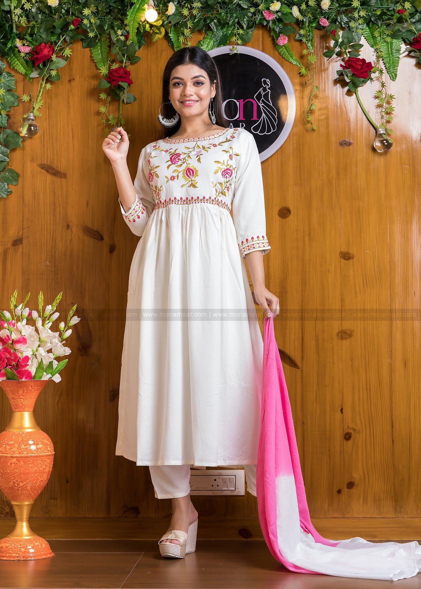 Paragon of Virtue Anarkali Kurti Set