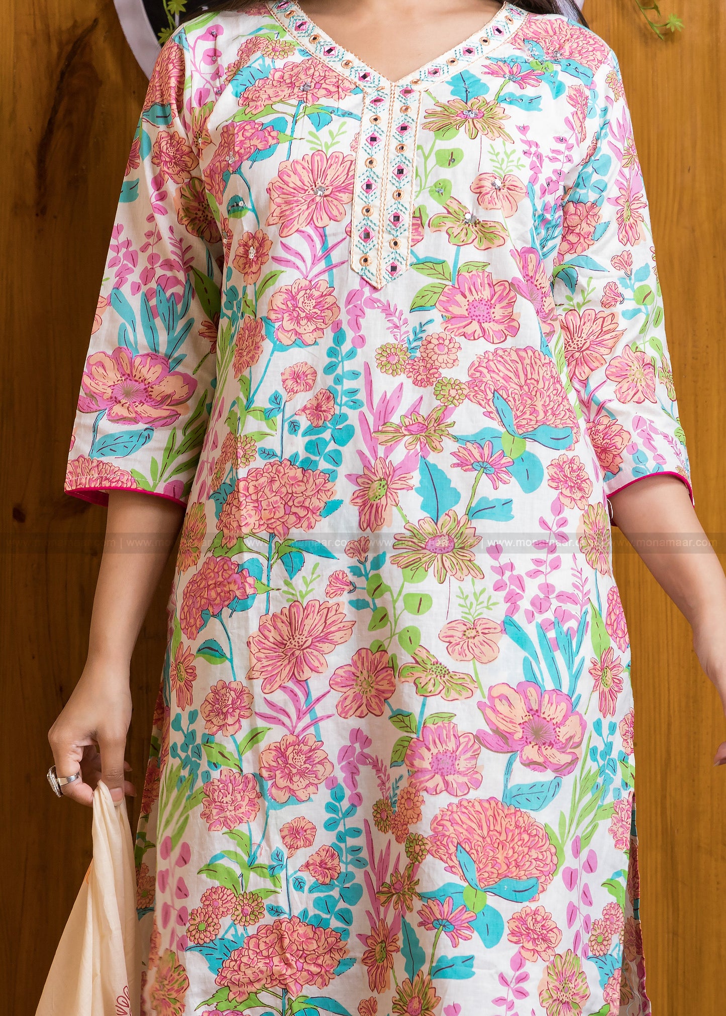 Floral Destination-Cotton Suit Set