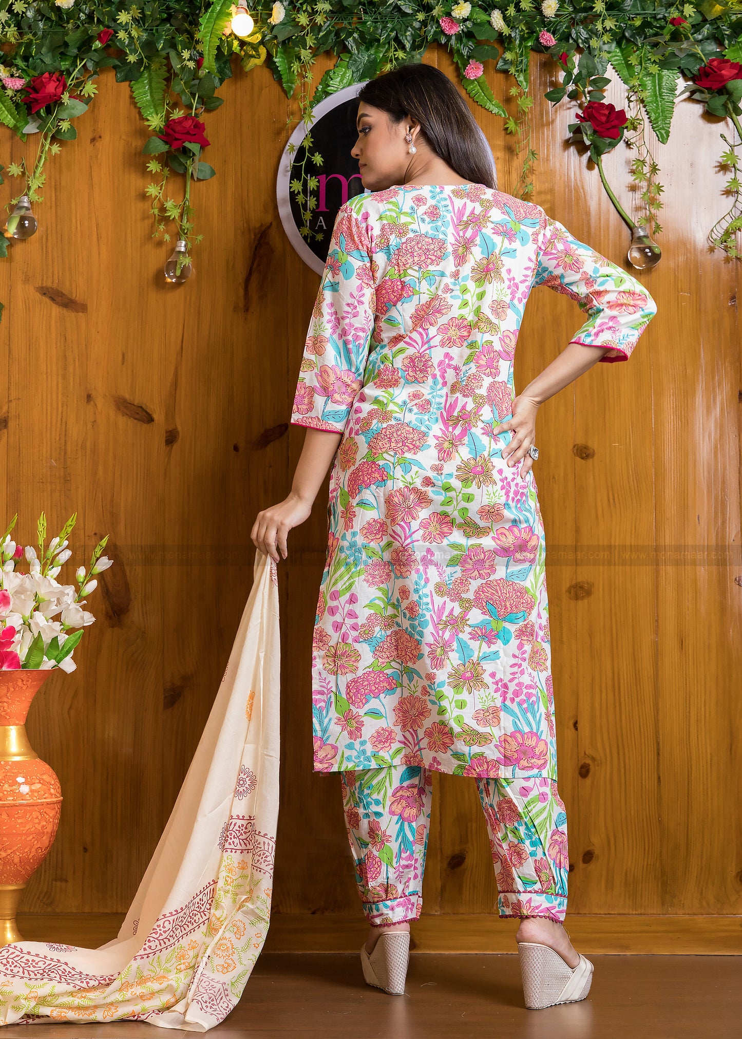 Floral Destination-Cotton Suit Set