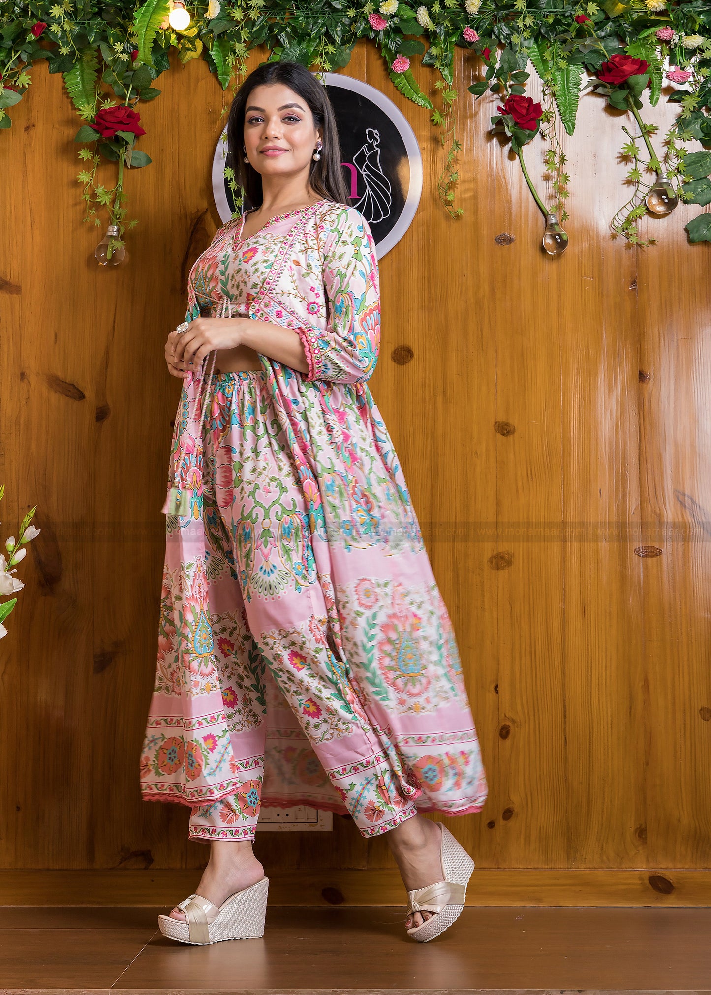 Floral Fiesta - A Designer Suit Set