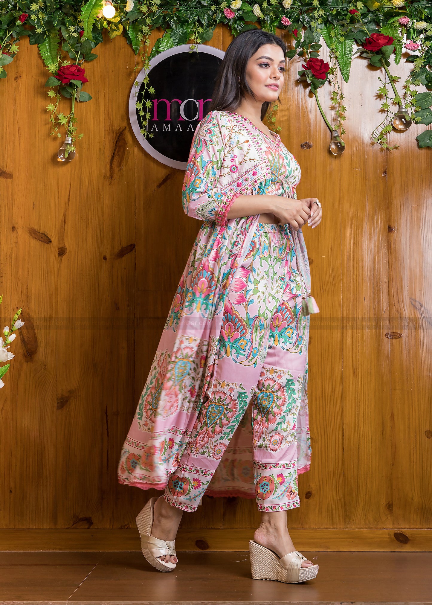 Floral Fiesta - A Designer Suit Set