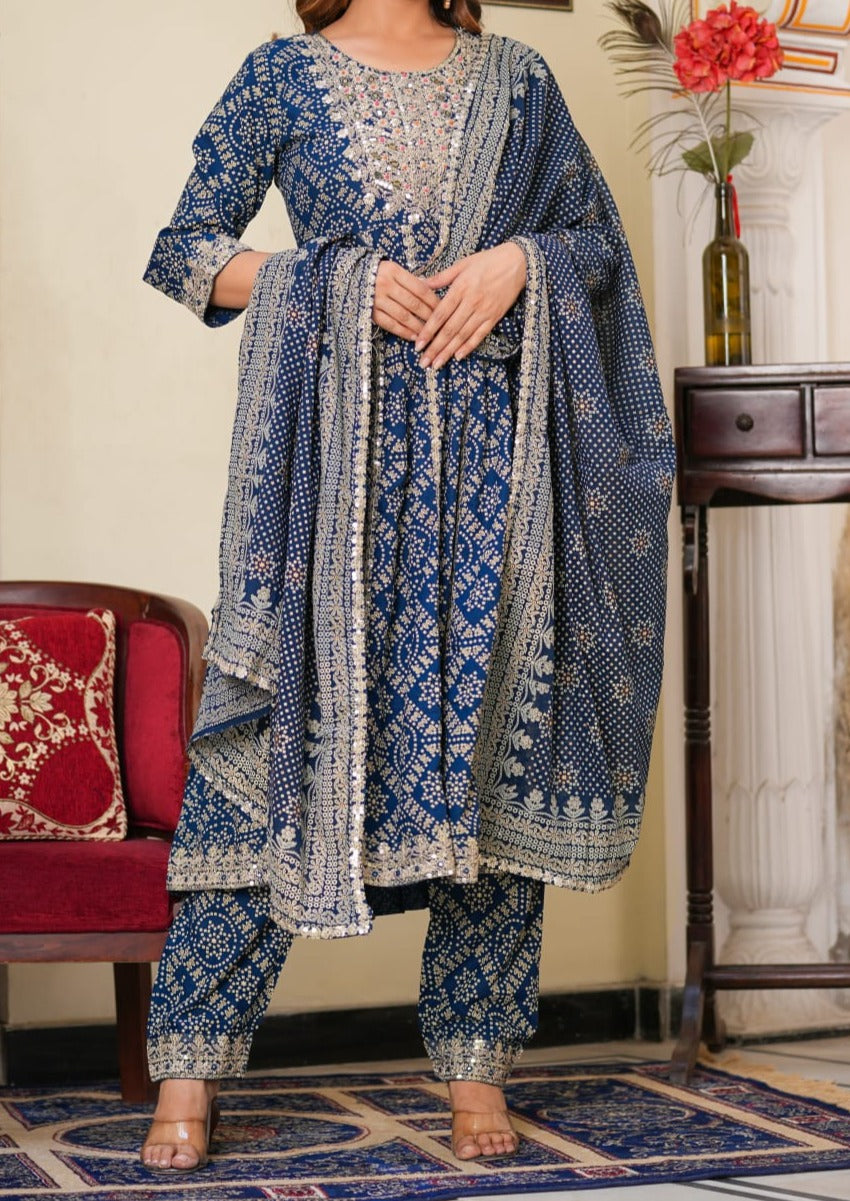 Flared Kurti Set