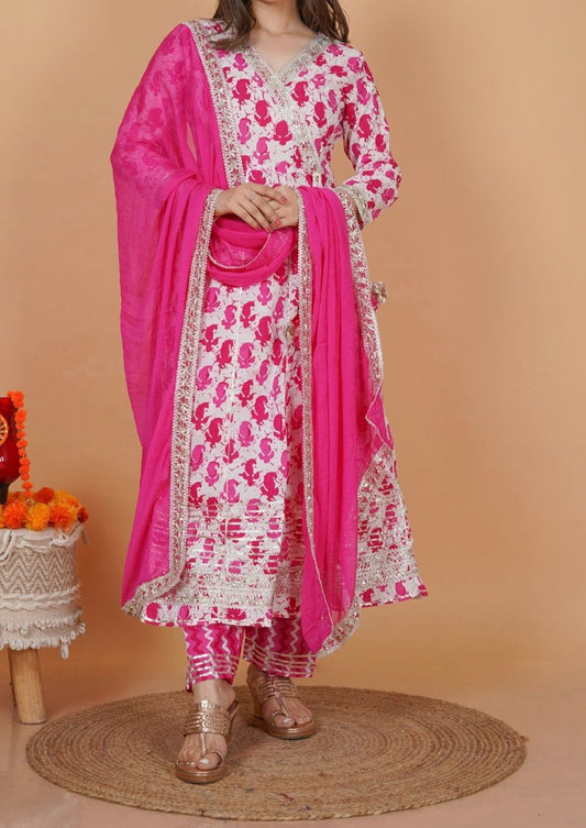 Anarkali Kurti Set