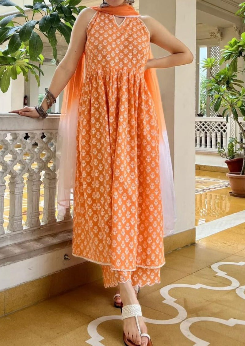 Flared Kurti Set