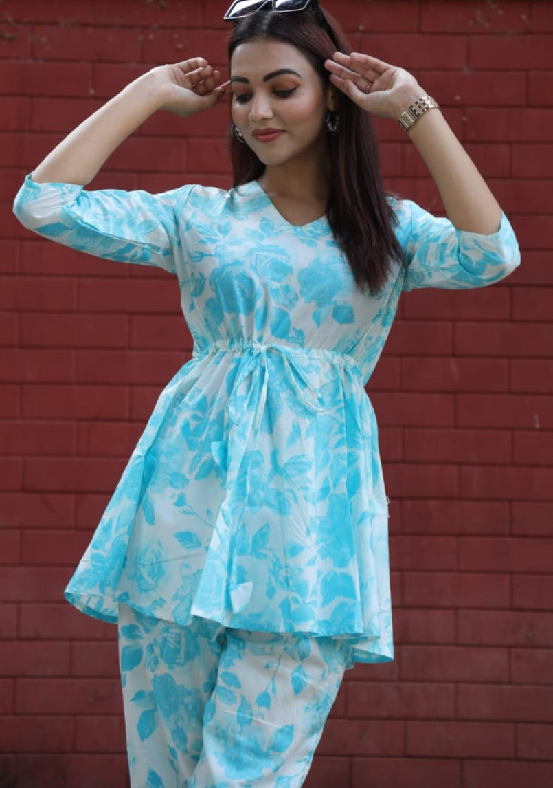 Frozen Blue Smarty Co-Ord Set