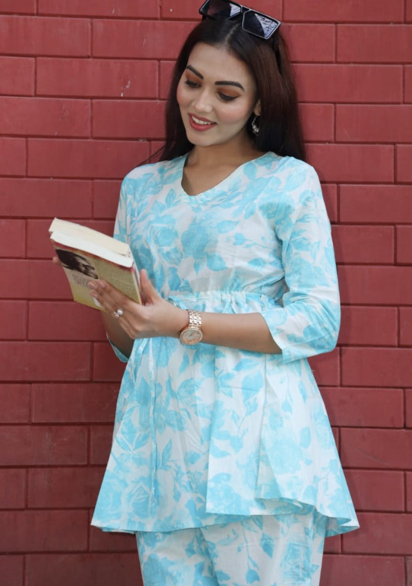 Frozen Blue Smarty Co-Ord Set