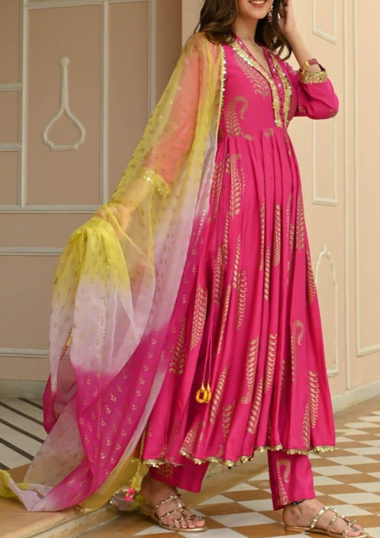 Show Them All - A Classic Jaipuri Suit Set