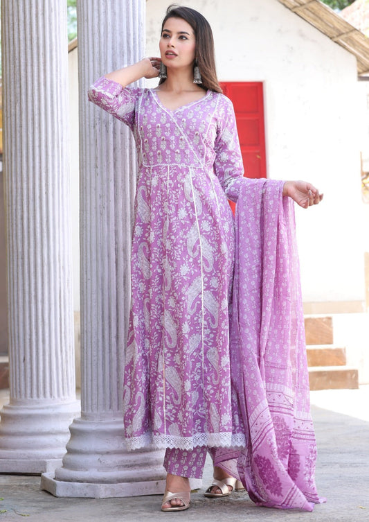 Crossed The Mind  - Jaipur Kurti Set