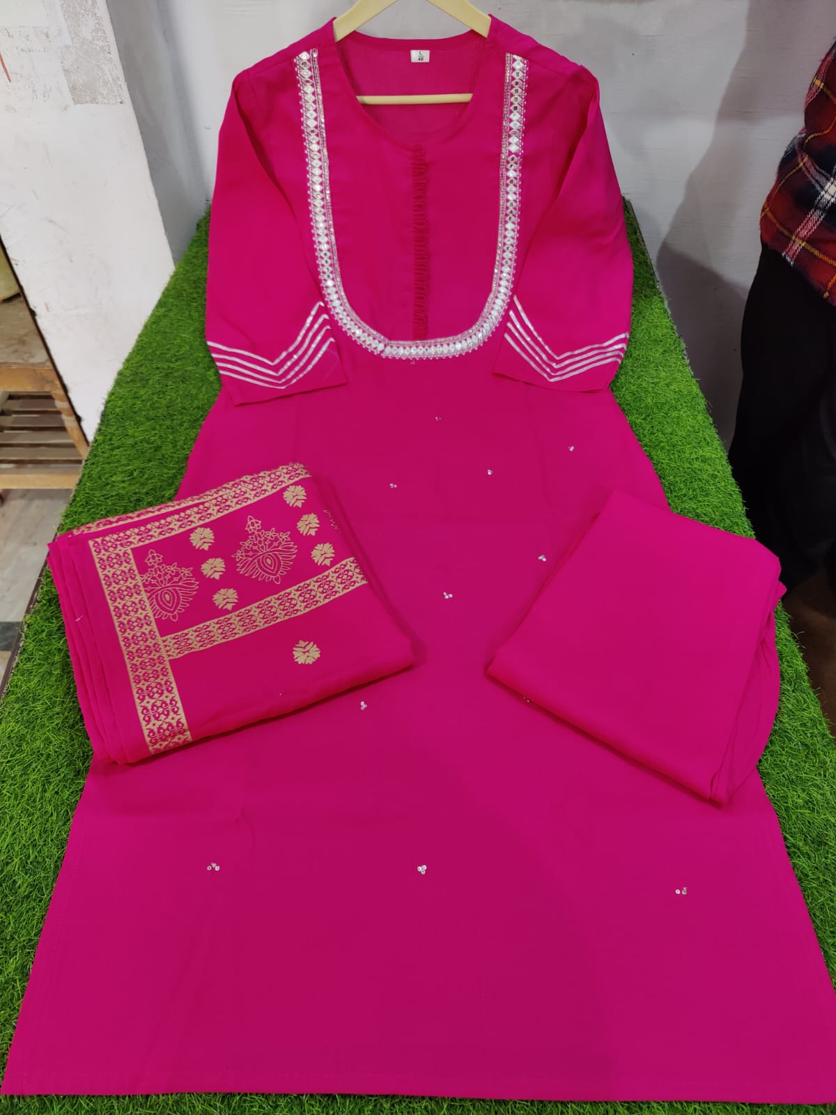 Reflection of Pink  -Designer Suit Set