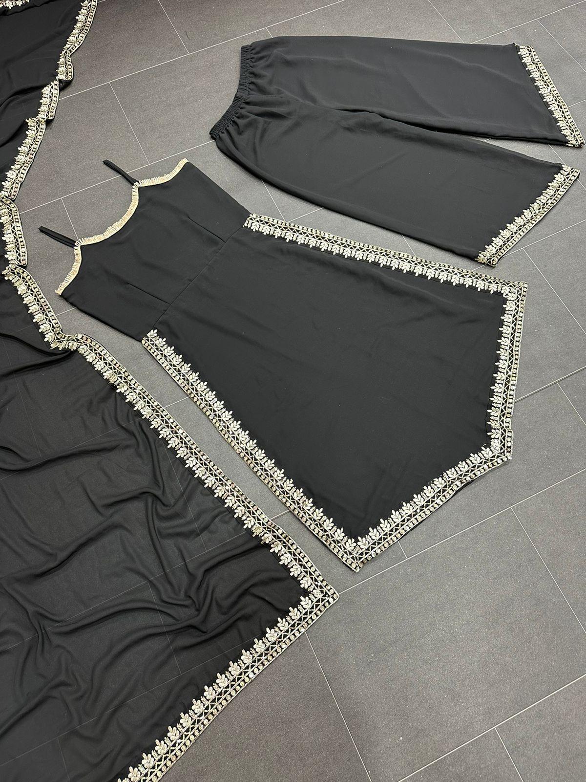 Style Mantra Party Suit Set (Charismatic Black)