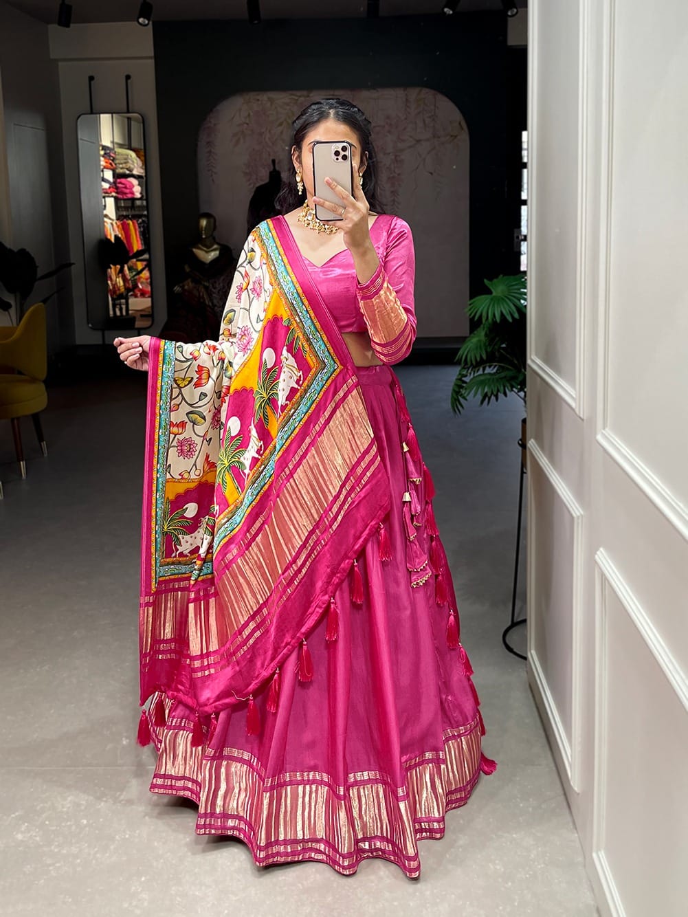 Chasing The Moon-With 8 Shades (Lehenga)