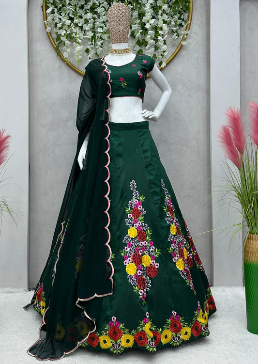 Classically Green Gown