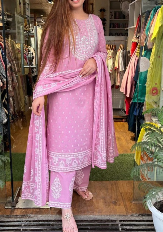 Kurti Pant Dupatta Set