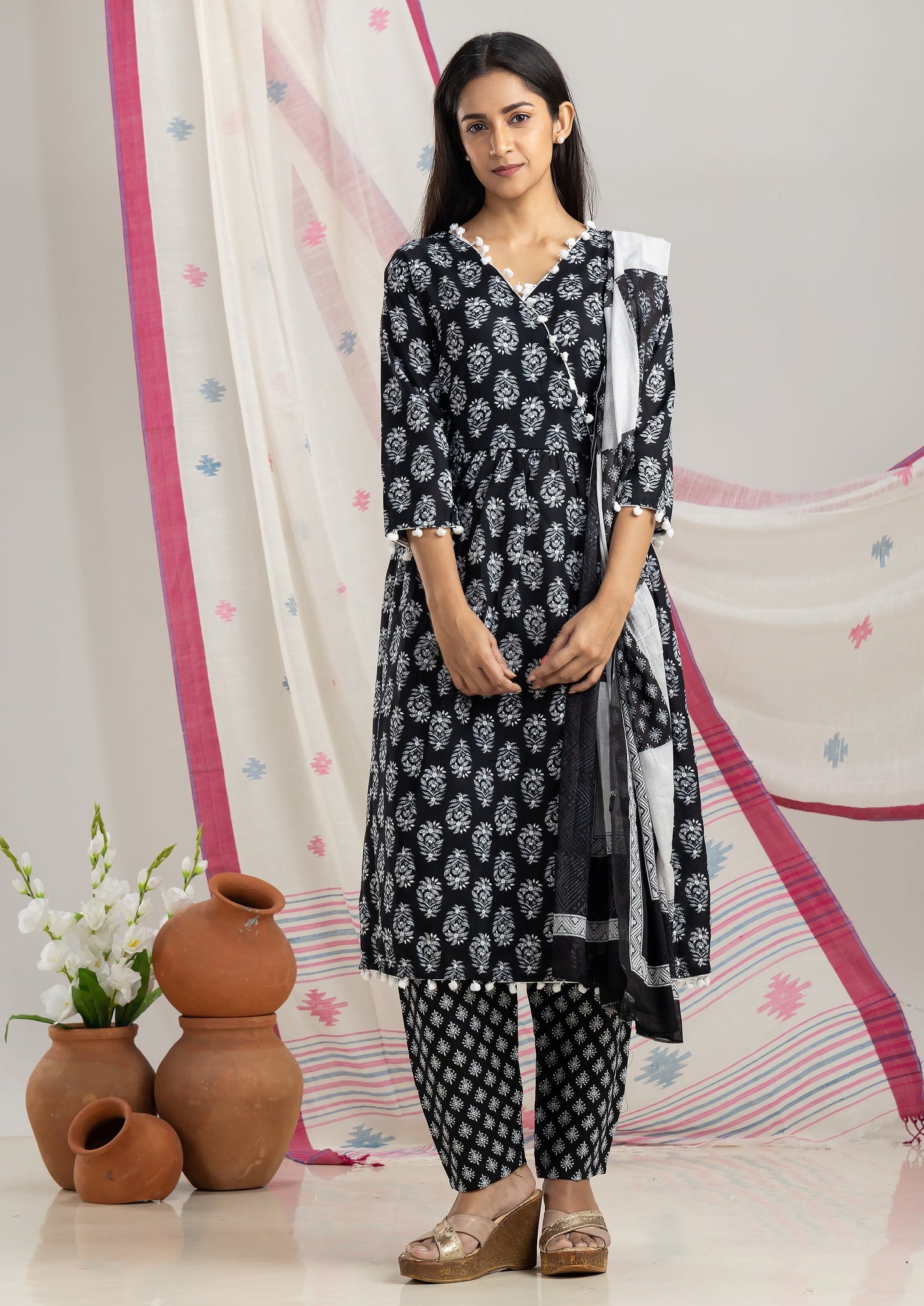 Kurti Pant Dupatta Set