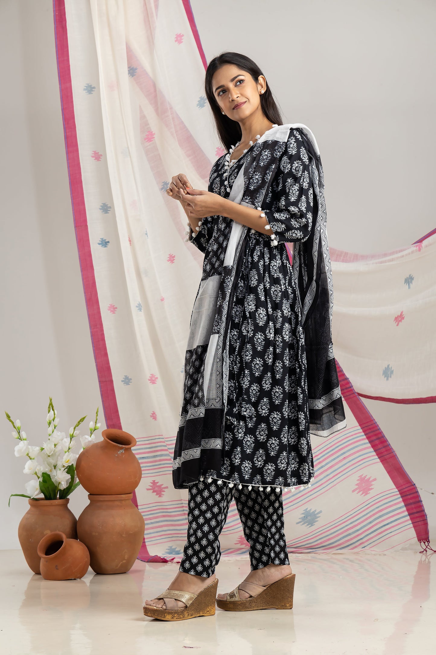 Kurti Pant Dupatta Set