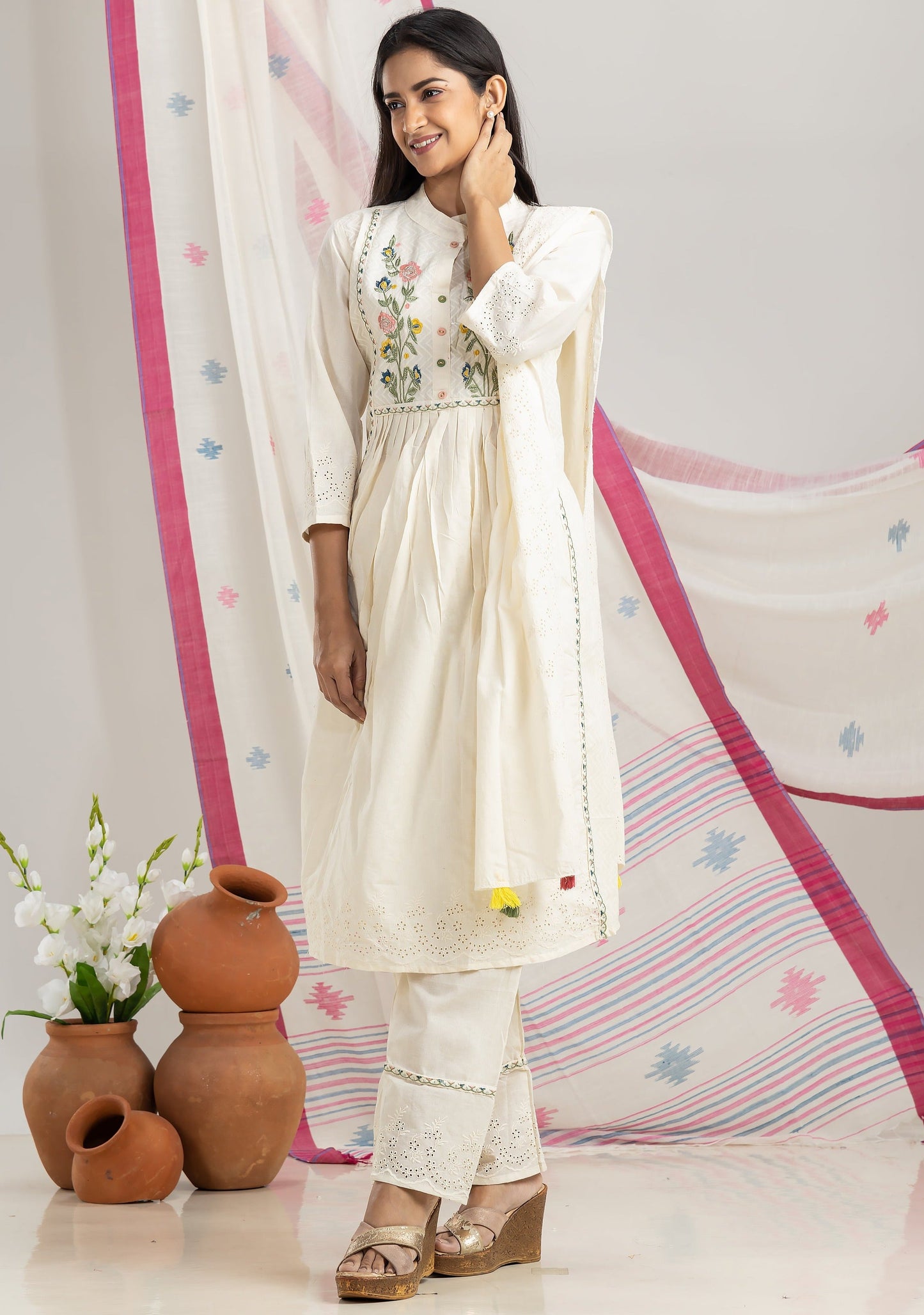 Cotton Kurti Set